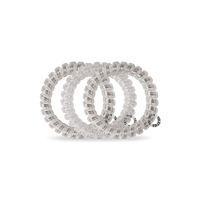 Spiral Hair Coils | Large | Silver Slay Hair Ties