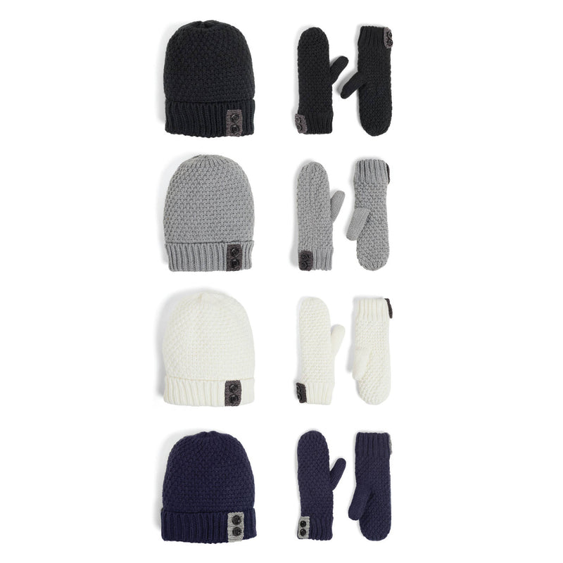 Tab Winter Knit Hat