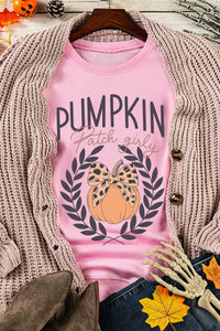 Maribel - Pink Leopard Pumpkin Sweatshirt