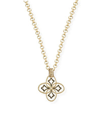 Heritage Pendant Necklace in Gold/Black