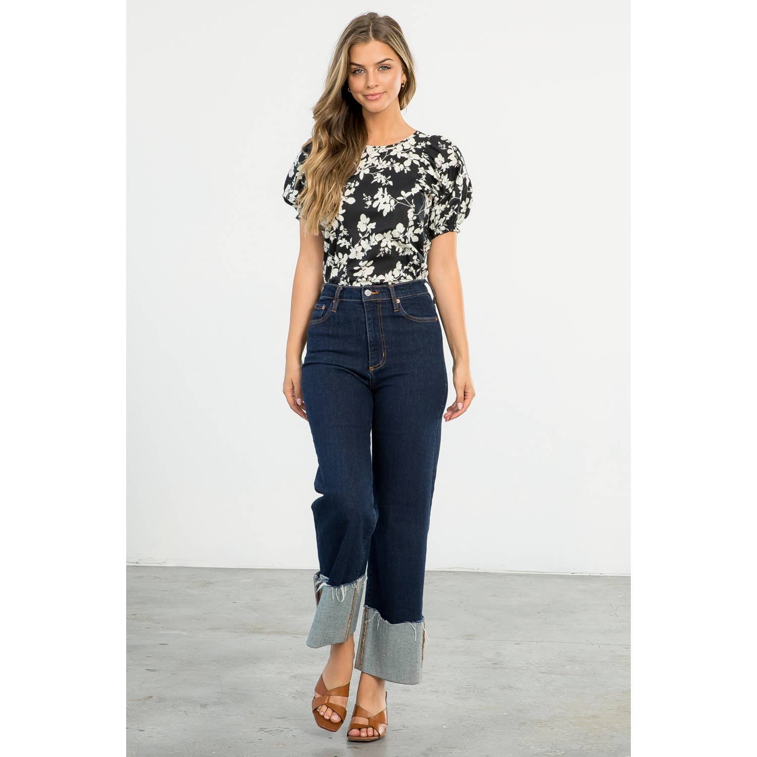 Camille -  Floral Print Top