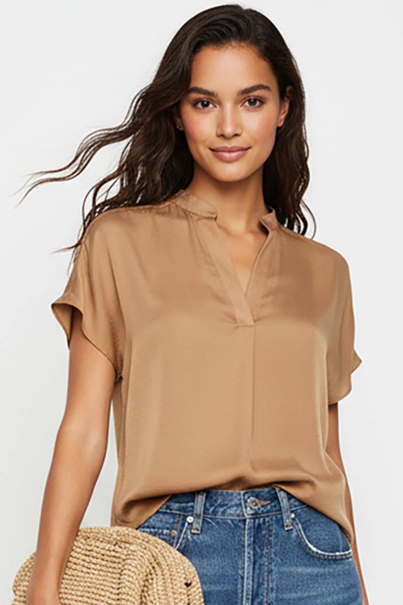 Drop Shoulder Regular Blouse - SS