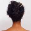 Metal French Hair Pin 1pc- Gold