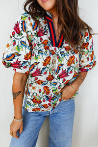 Beatrice - Multicolour Floral Blouse