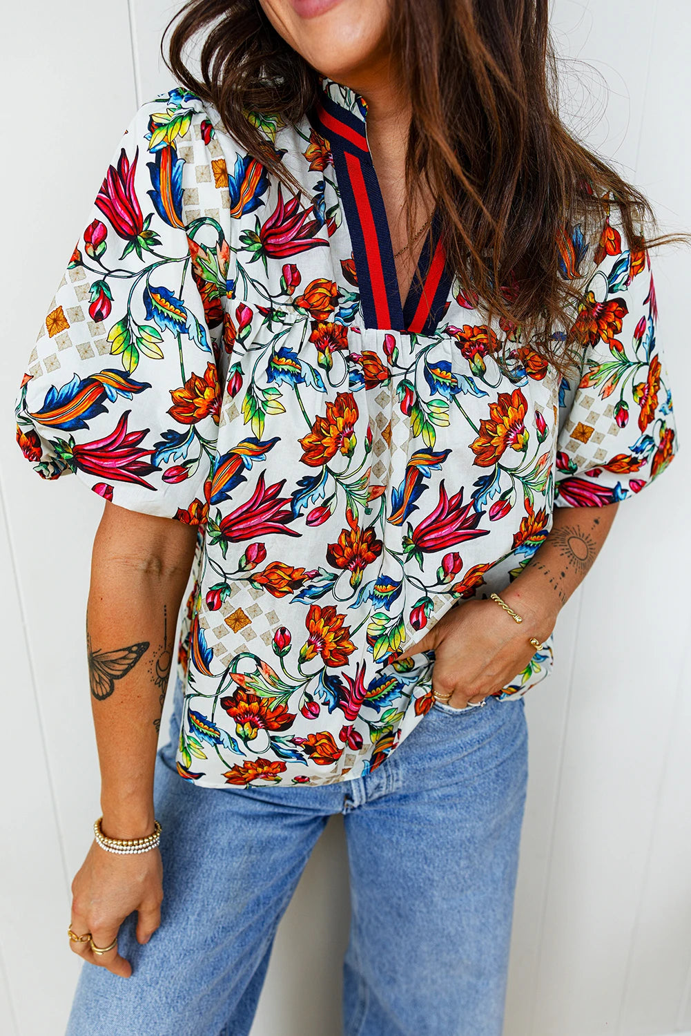 Beatrice - Multicolour Floral Blouse