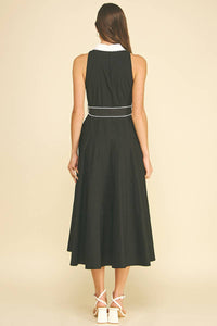 Amanda - RIC RACE TRIM DETAILED MIDI DRESS