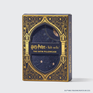 Harry Potter x kitsch Satin Pillowcase- Midnight at Hogwarts