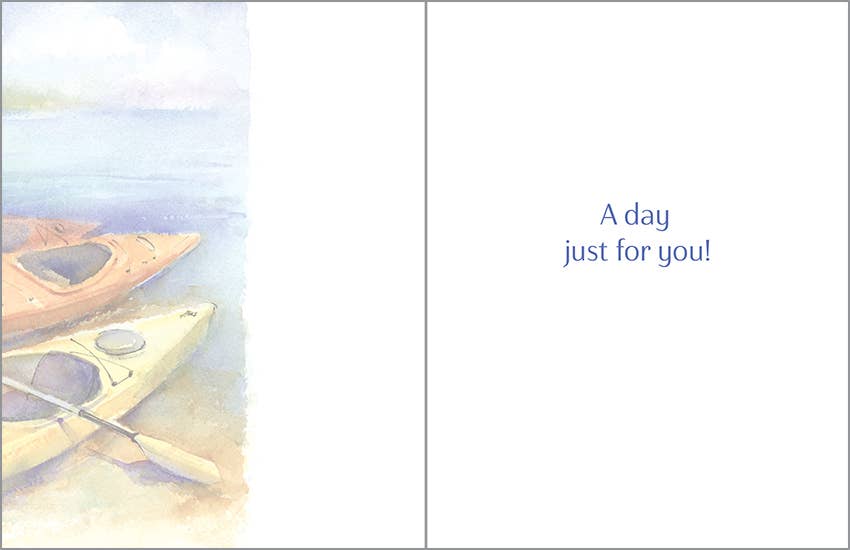 Father's Day Greeting Card - Kayaks