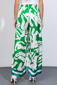 THE KEY TO CHIC WOVEN SATIN PANTS
