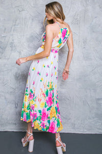 ALBERGO STELLA WOVEN MIDI DRESS