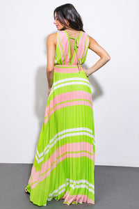 A QUICK TRIP WOVEN MAXI DRESS