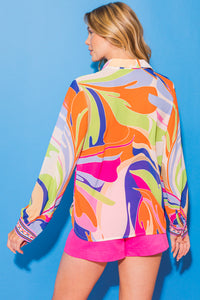 HUMMING BIRD WISHES WOVEN TOP