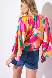 BE MINE FOREVER WOVEN TOP