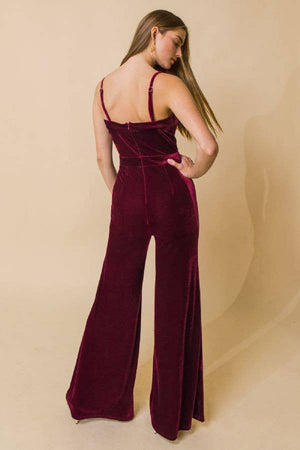 Alana velvet jumpsuit