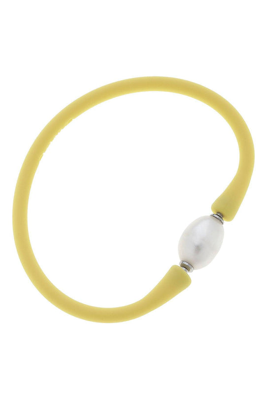 Bali Freshwater Pearl Silicone Bracelet