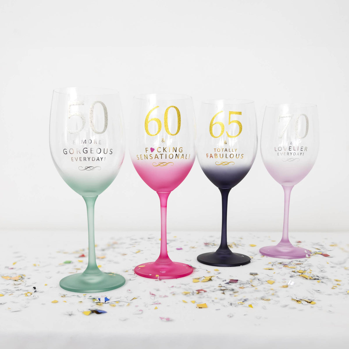 50 - Gift Boxed 19 oz Crystal Wine Glass