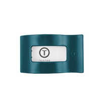 Teal With It | Medium | Flat Rectangle Hair Clip