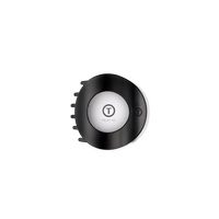 Jet Black | Small | Flat Circle Hair Clip