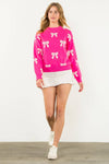 Ribbon Knit Sweater