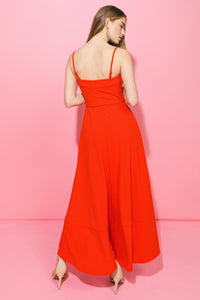 WATCH ME GO WOVEN HI-LO DRESS