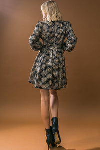 STRAIGHT TO BUSINESS SEQUIN MINI DRESS