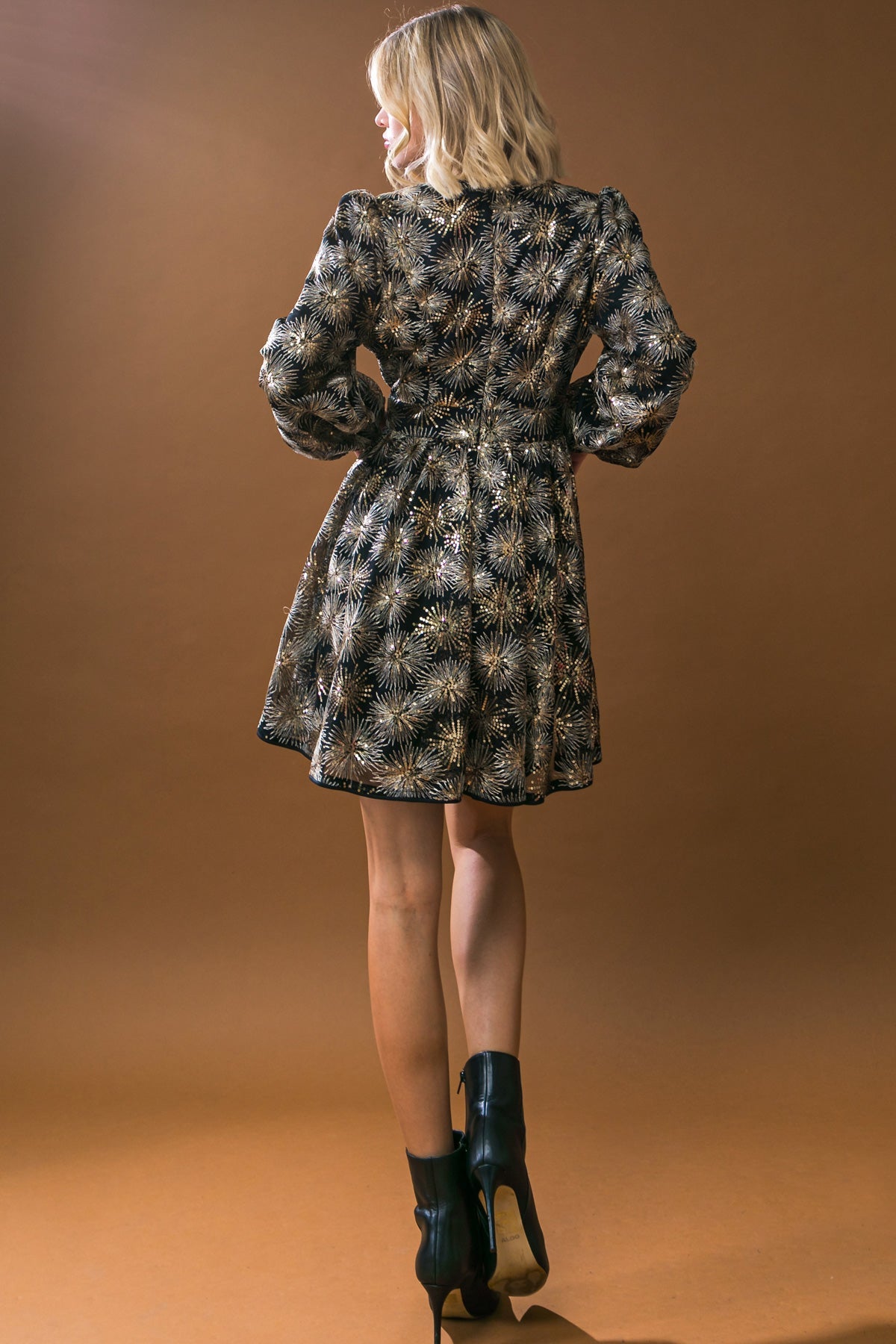 STRAIGHT TO BUSINESS SEQUIN MINI DRESS