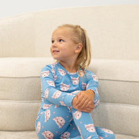 Pretty Pink Cat Big Kid Pajama