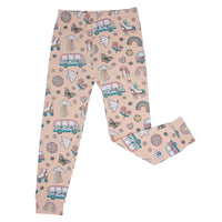 Retro Roller Skates Big Kid Pajama Set