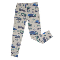 Trucks Diggers Construction Big Kid Pajama S/S