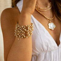 Blake Pearl Wrap Bracelet