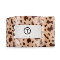 Blonde Tortoise Large Flat Rectangle Hair Clip