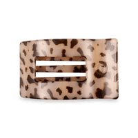 Blonde Tortoise Medium Flat Rectangle Hair Clip