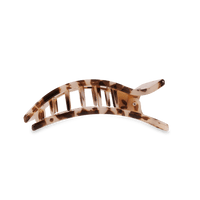 Blonde Tortoise Medium Flat Rectangle Hair Clip