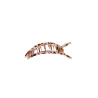 Blonde Tortoise Small Flat Square Hair Clip