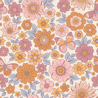 Retro Vintage Flowers Boho Dress