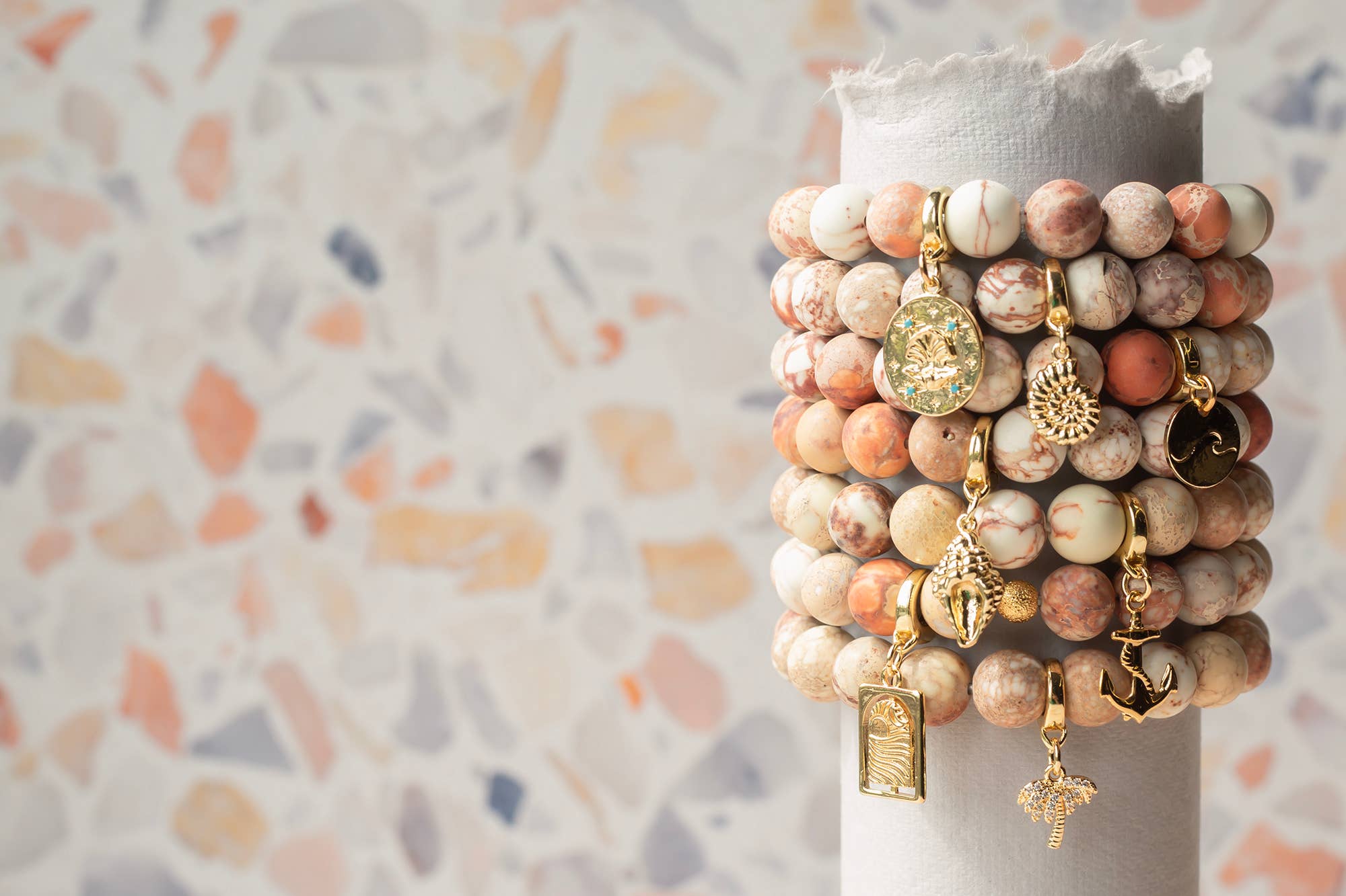 Wave Charm, Gold | Charm Bar | Charm Necklace,  Bag Charm