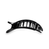 Round Flat Hair Clip | Med. | Jet Black