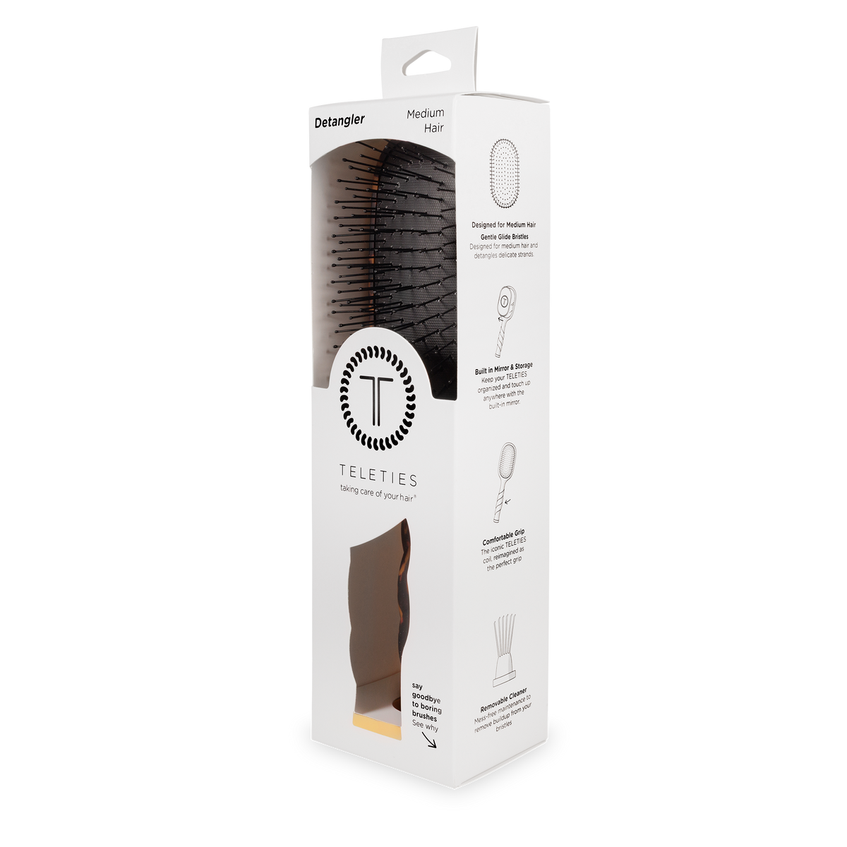 Detangler Brush |Tortoise| Medium