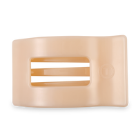 Almond Beige | Large | Flat Rectangle Hair Clip