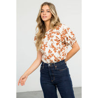 Camille -  Floral Print Top
