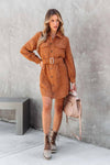 Longhorn Corduroy Mini Dress