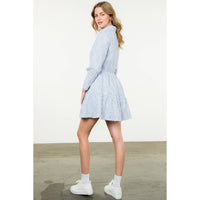 Berkley - Striped Fringe Detail Dress