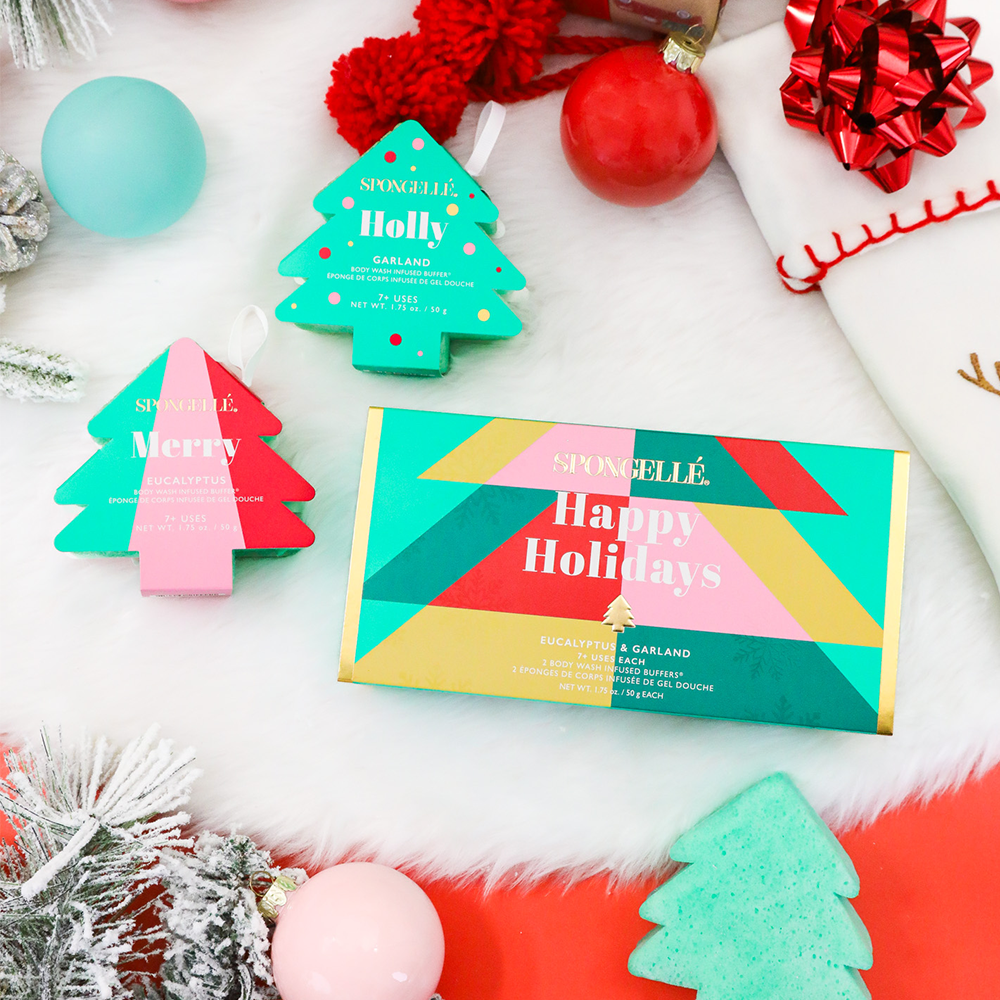 Happy Holidays Holiday Tree Gift Set Christmas Stocking Gift