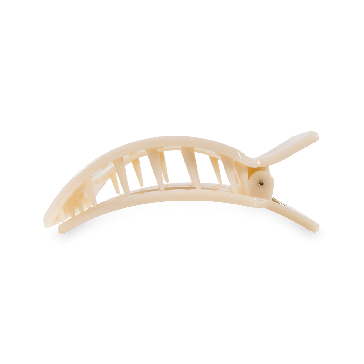 Almond Beige | Medium | Flat Square Hair Clip