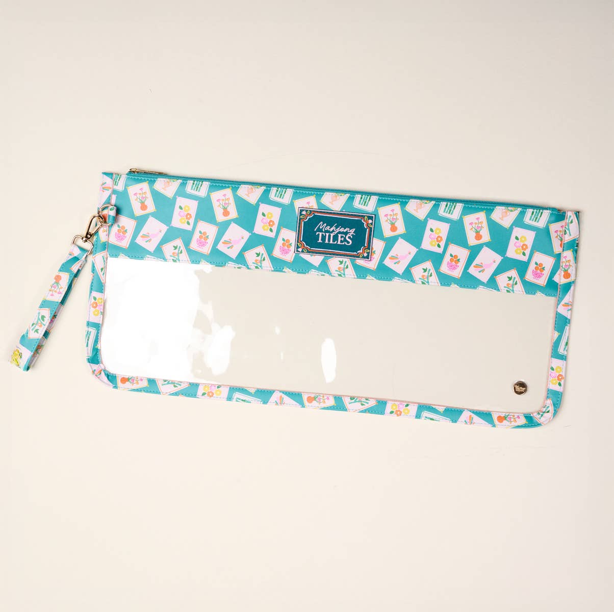 Mahjong Tile Keeper Pouch – It's Mahj Time Teal