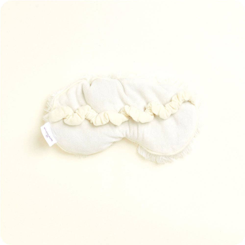 Cream Warmies Eye Mask