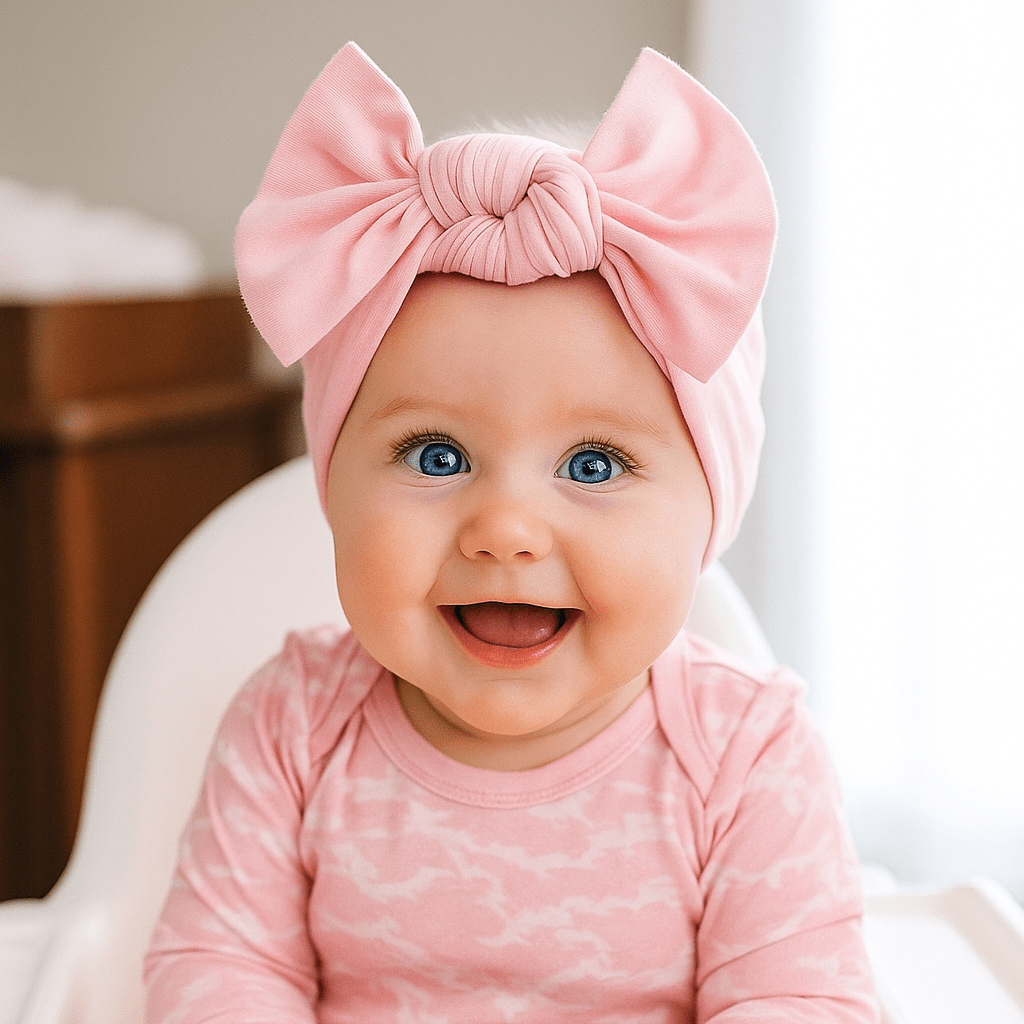 Candy Pink Knotted Bow