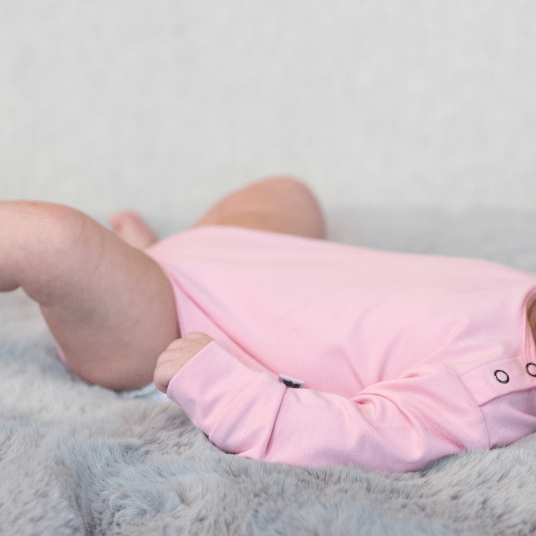 Candy Pink Long Sleeve Bodysuit