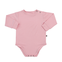 Candy Pink Long Sleeve Bodysuit