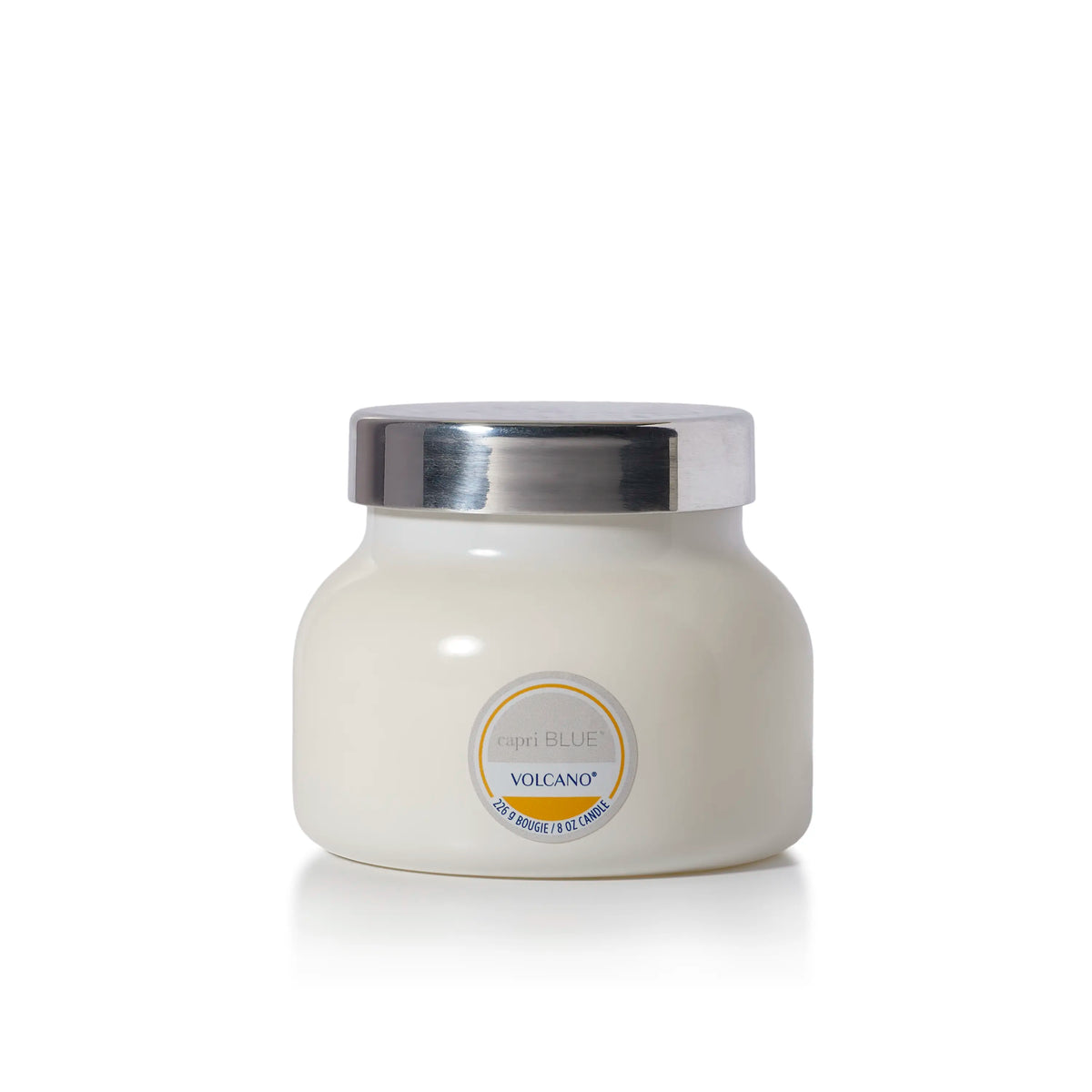 Volcano White Petite Candle, 8 oz